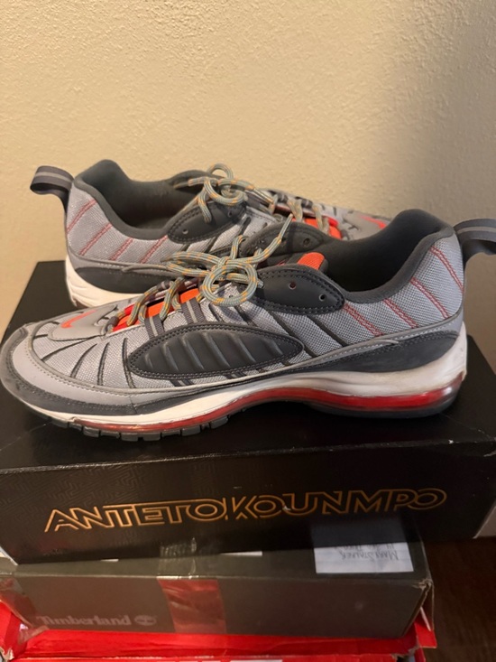 Nike Other - Nike Men's Athletic Sneakers - Grey with Orange Accents